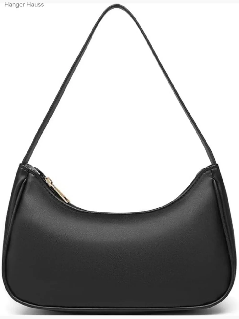 Vegan Leather Hobo Sling Tote Handbag Retro Clutch Purse with Zipper